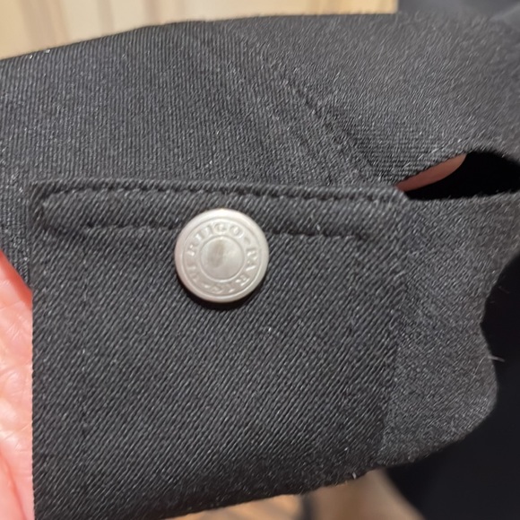 Vintage VERTIGO Paris - Beautifully Tailored Black Fitted coat dress - Picture 5 of 8